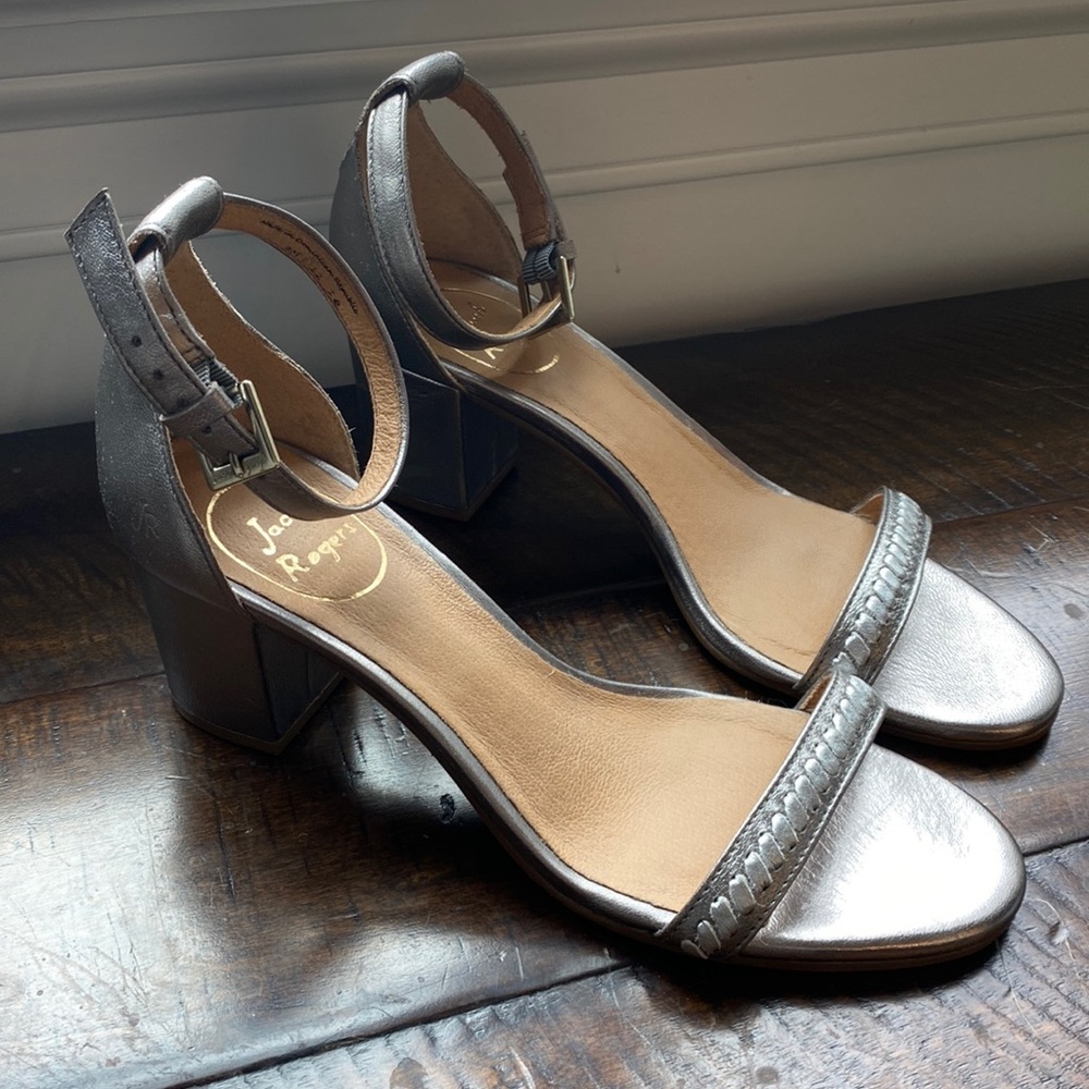 Jack Rogers Pewter Heels